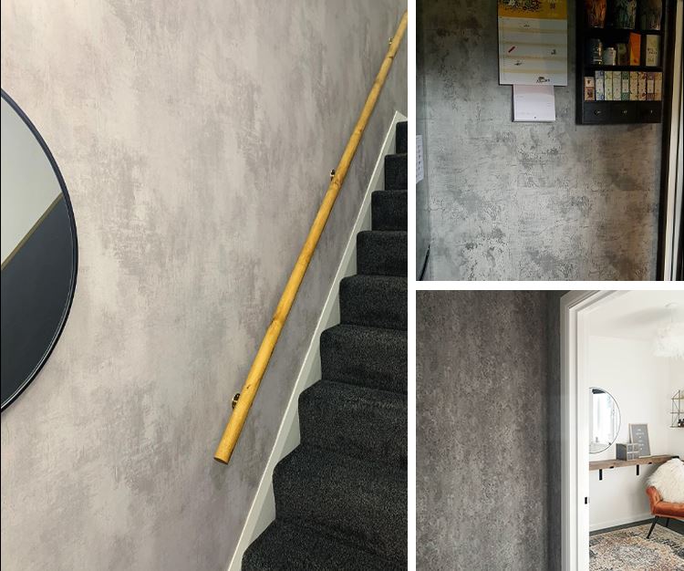 Matte Cement Wallpaper PVC Film Matte Cement Wallpaper PVC Film